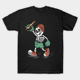 Beer and skull T-Shirt